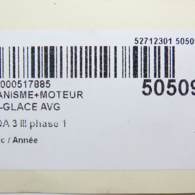 Mecanisme+moteur leve-glace avg occasion MAZDA 3 III phase 1 09-2013->... BHN959590A 5