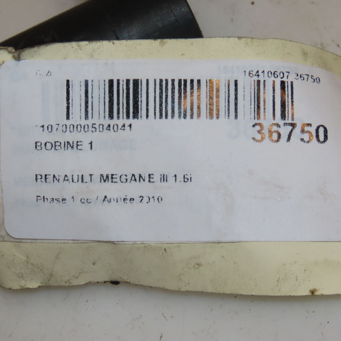 occasion RENAULT MEGANE III Phase 1 11-2008->01-2012 1.6i 16v 110ch 3