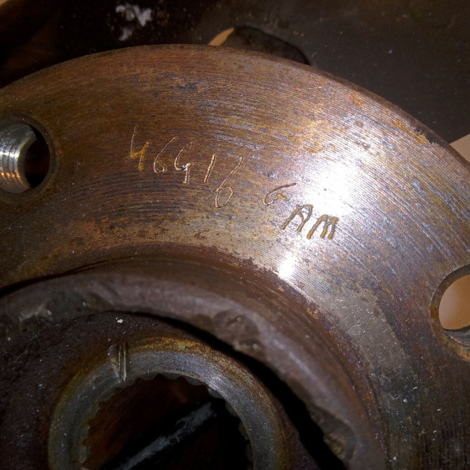 Moyeu avg occasion RENAULT TWINGO II Phase 1 06-2007->11-2011 1.5 DCI 75ch 402027463R 3