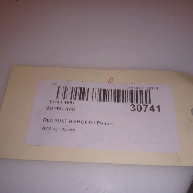 Moyeu avd occasion RENAULT KANGOO I Phase 2 03-2003->06-2010 402027463R 4