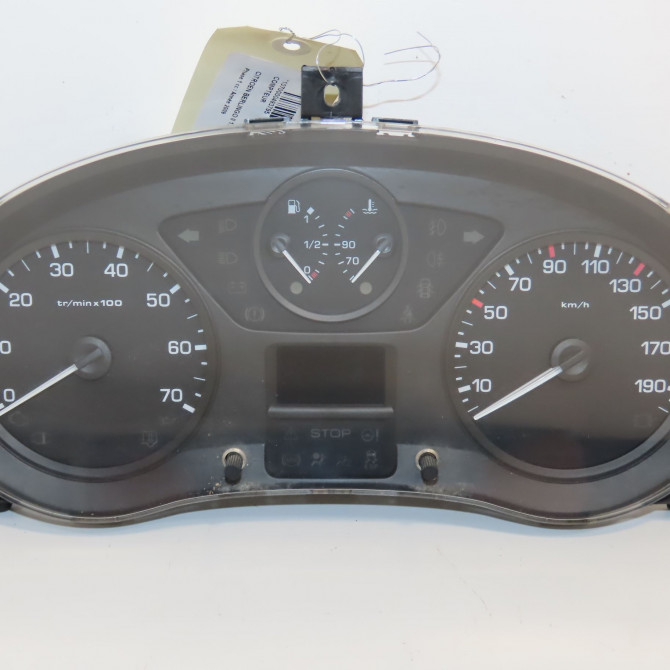 Compteur occasion CITROEN BERLINGO II Phase 1 05-2008->01-2012 1.6 HDI 16v 90ch 9801641680 1