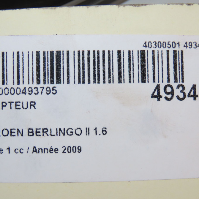 Compteur occasion CITROEN BERLINGO II Phase 1 05-2008->01-2012 1.6 HDI 16v 90ch 9801641680 5