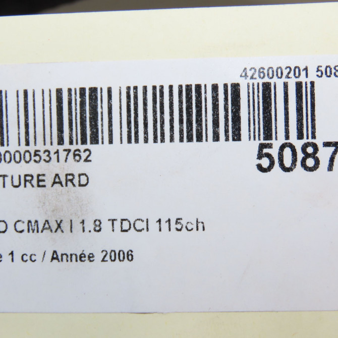 Ceinture arrière droite occasion FORD CMAX I Phase 1 09-2003->03-2007 1.8 TDCI 115ch 1503772 6