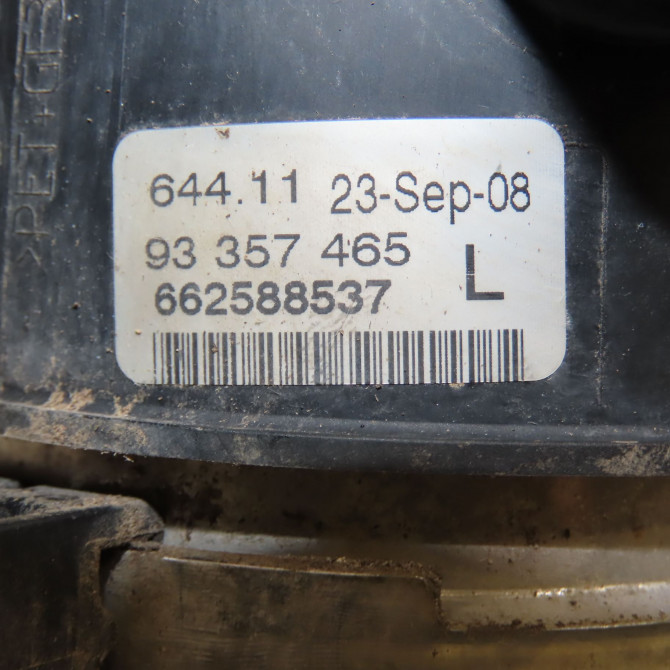 Phare antibrouillard avant gauche occasion OPEL ZAFIRA II Phase 2 01-2008->12-2014 1.7 CDTI 125ch 93357465 5