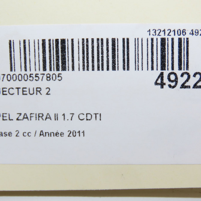 occasion OPEL ZAFIRA II Phase 2 01-2008->12-2014 1.7 CDTI 125ch 5