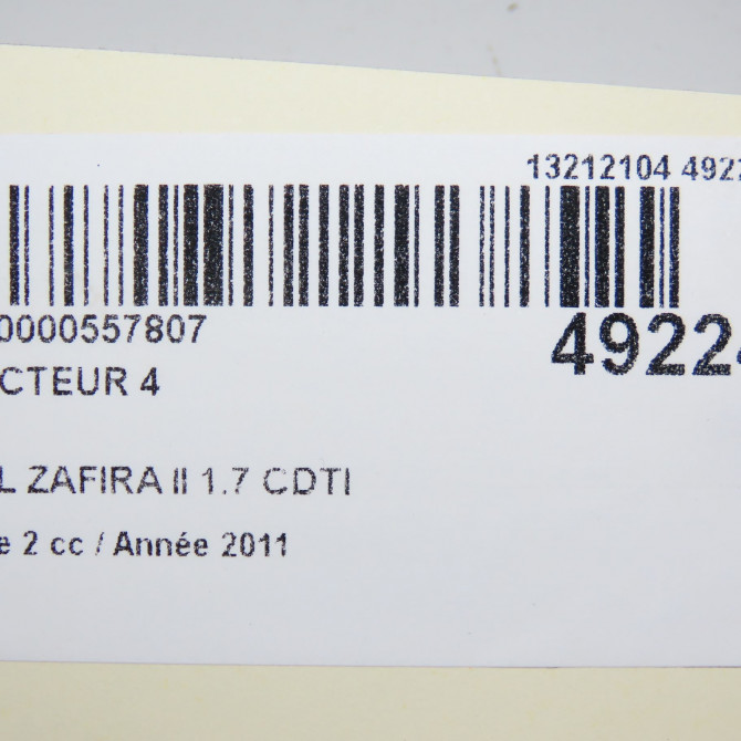 occasion OPEL ZAFIRA II Phase 2 01-2008->12-2014 1.7 CDTI 125ch 5