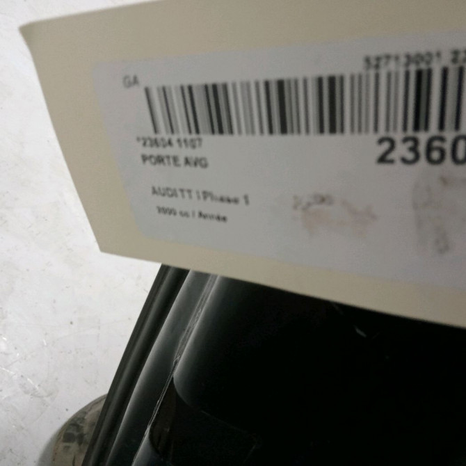 Porte avant gauche occasion AUDI TT I Phase 1 10-1998->09-2006 8N0831051C 3