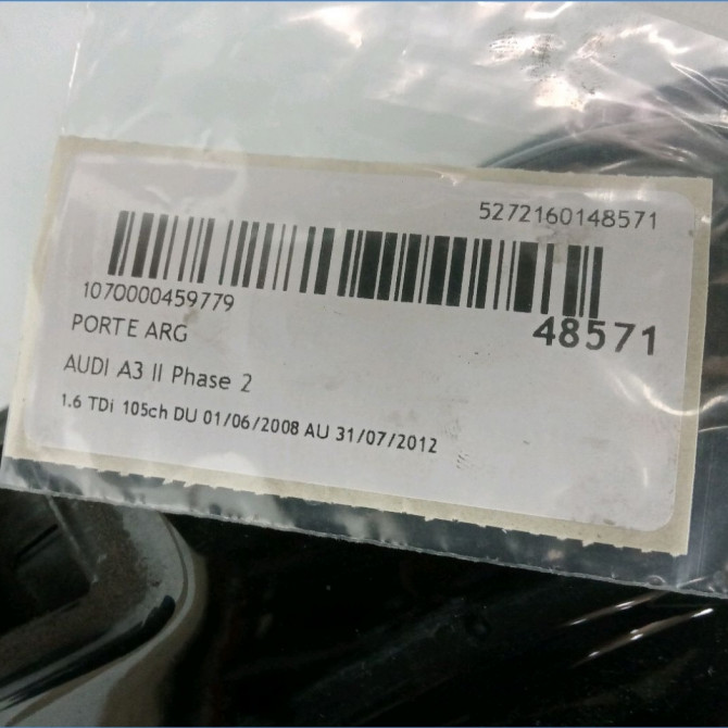 Porte arrière gauche occasion AUDI A3 II Phase 2 06-2008->07-2012 1.6 TDi 105ch 8P4833051A 4