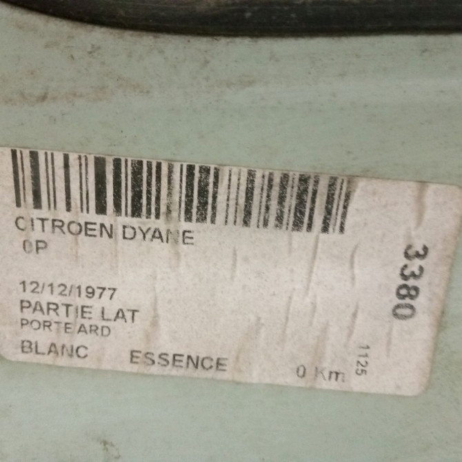 Porte arrière droite occasion CITROEN DYANE Phase 1 03-1963->07-1983 5