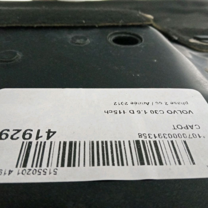 Capot occasion VOLVO C30 Phase 1 04-1995->04-1999 1.6 D 115ch 31371415 5