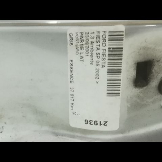 Porte arrière droite occasion FORD FIESTA IV Phase 2 09-1999->09-2002 1.3i 1007034 3