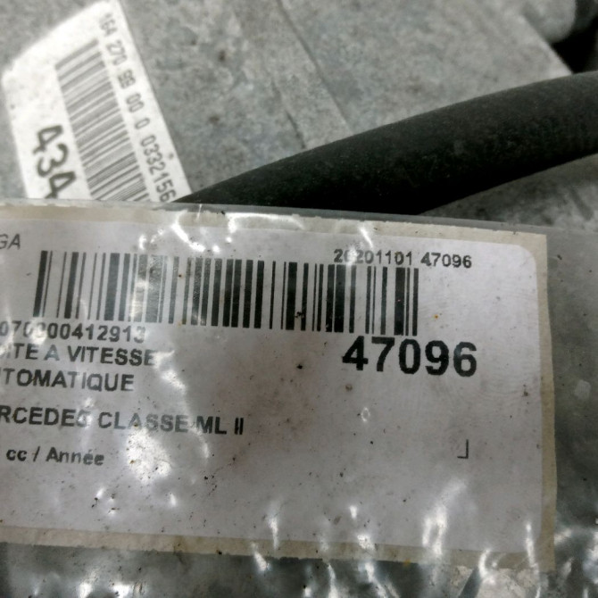 Boîte à vitesse automatique occasion MERCEDES CLASSE ML II phase 1 03-2005->09-2008 251270420080 5