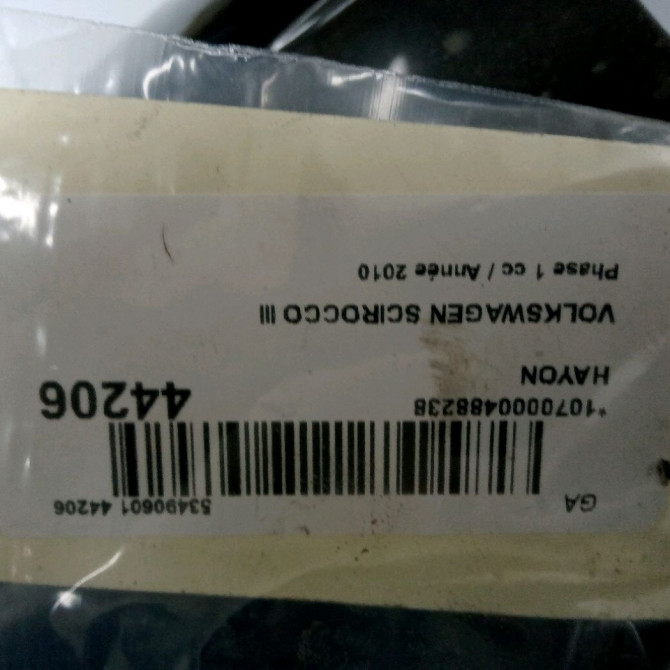 Hayon occasion VOLKSWAGEN SCIROCCO III Phase 1 07-2008->09-2014 2.0 TDI 140ch 1K8827025N 2