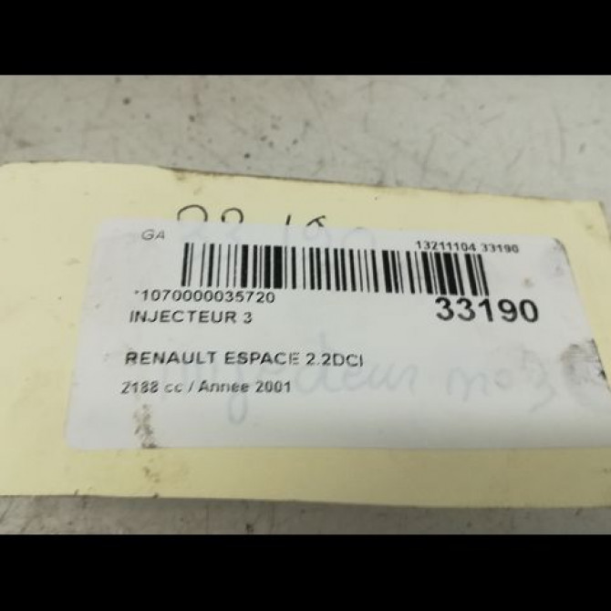 occasion RENAULT ESPACE III Phase 1 12-1996->09-2002 2.2 DCI 115ch 5