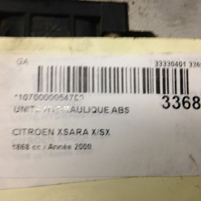 Unité hydraulique ABS occasion CITROEN XSARA Phase 2 09-2000->12-2005 2.0 HDi 90ch 454153 5