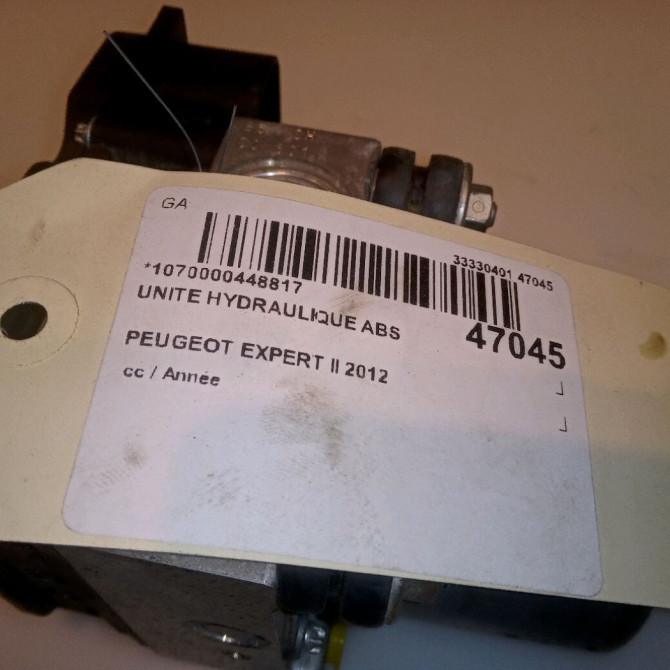 Unité hydraulique ABS occasion PEUGEOT EXPERT II 4541EN 7