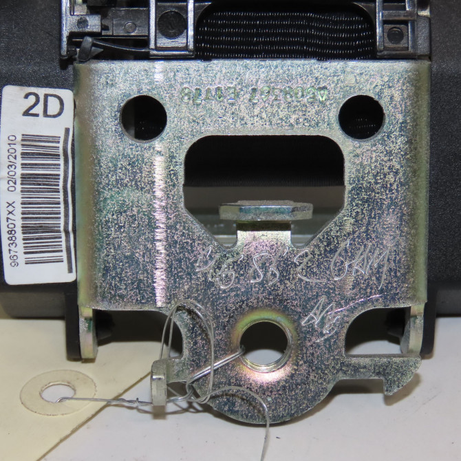 Ceinture arrière droite occasion PEUGEOT 207 Phase 1 SW 07-2007->03-2013 1.6 HDI 90ch 8975XQ 2