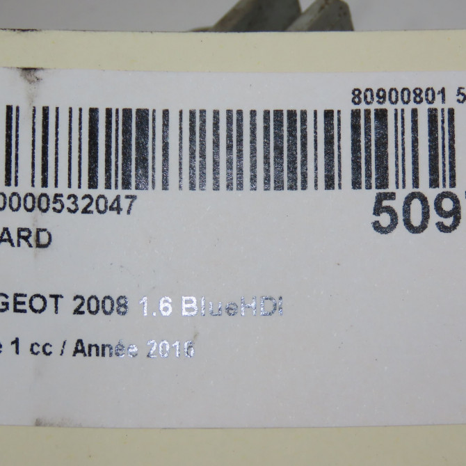 Feu arrière droit occasion PEUGEOT 2008 Phase 1 01-2013->... 1.6 BlueHDI 100ch 9678074380 6