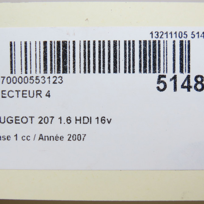 occasion PEUGEOT 207 Phase 1 04-2006->06-2013 1.6 HDI 16v 90ch 1609850980 5