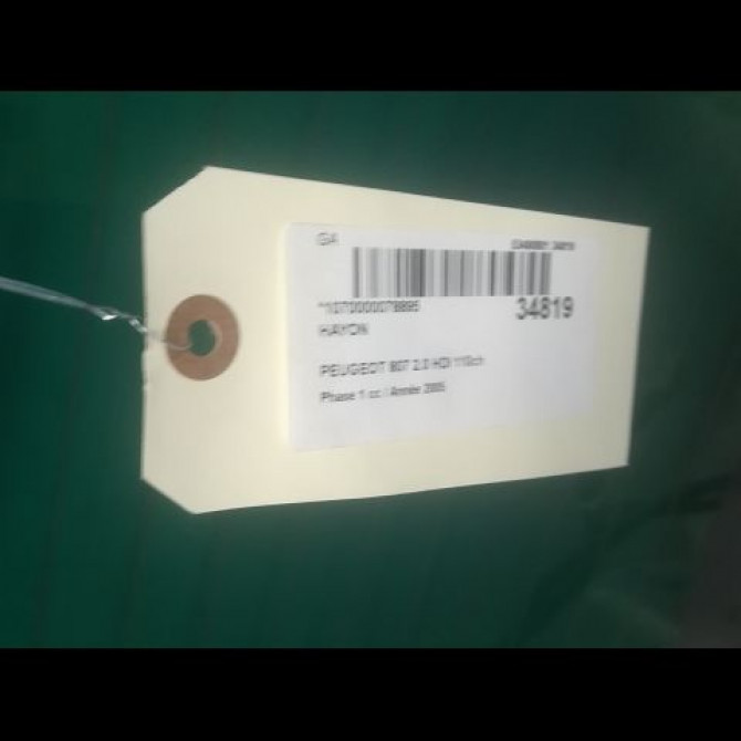 Hayon occasion PEUGEOT 807 Phase 1 06-2002->12-2014 2.0 HDI 110ch 8701AK 3