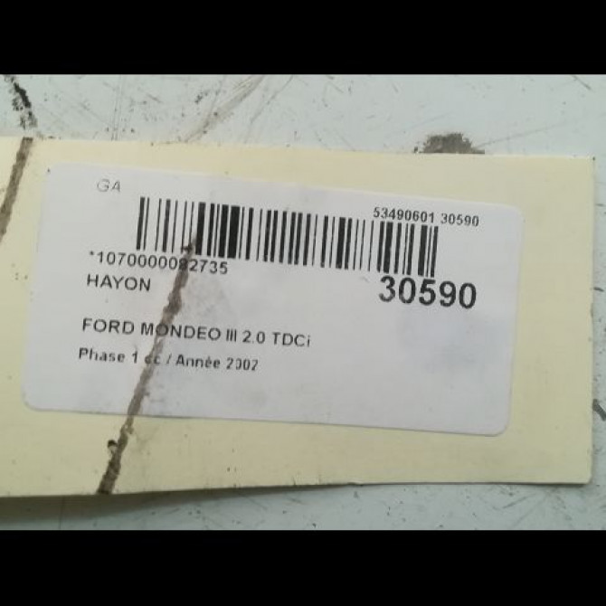 Hayon occasion FORD MONDEO II Phase 1 09-2000->06-2007 2.0 TDCI 130ch 1308020 3