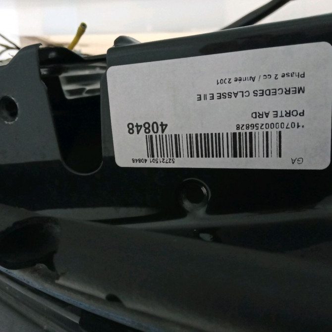 Porte arrière droite occasion MERCEDES CLASSE E II Phase 2 09-1999->03-2002 E 220 CDI 210730240528 3