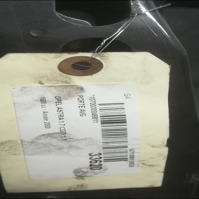 Porte avant gauche occasion OPEL ASTRA II Phase 1 04-1998->09-2004 1.7 16v DTI 75ch 13116451 4