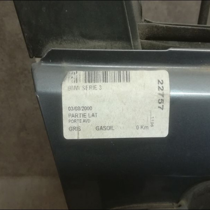Porte avant droite occasion B.M.W. SERIE 3 COMPACT III Phase 1 03-1994->12-2000 318 TDS 41518233864 3
