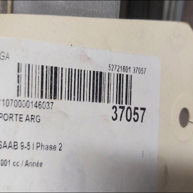 Porte arrière gauche occasion SAAB 9-5 I Phase 2 07-2001->12-2005 5335492 3