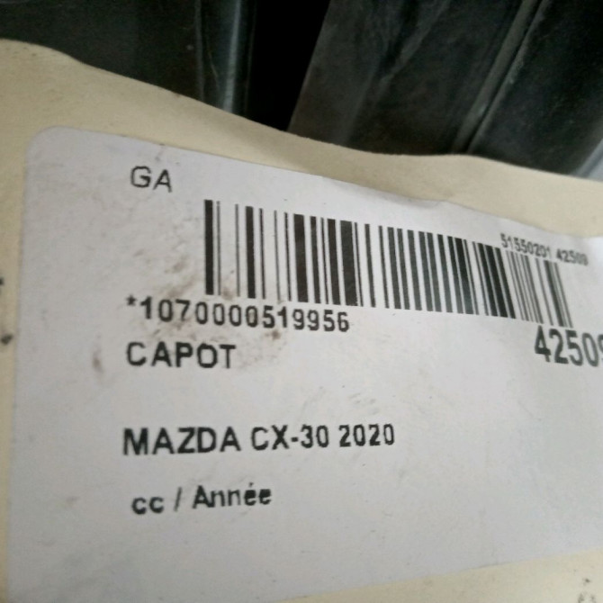 Capot occasion MAZDA DFY05231X 4