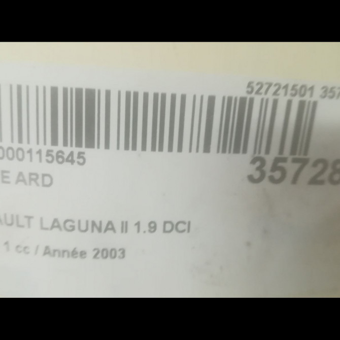 Porte arrière droite occasion RENAULT LAGUNA II Phase 1 11-2000->03-2005 1.9 DCI 110ch 7751471661 3