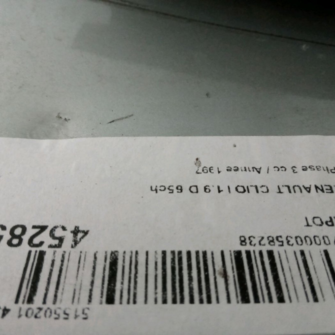 Capot occasion RENAULT CLIO I Phase 3 03-1996->08-1998 1.9 D 65ch 7751469434 4