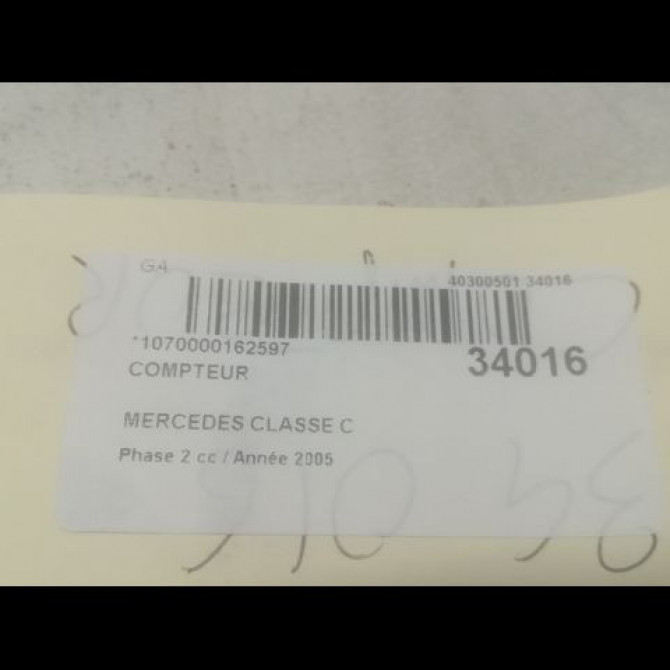 Compteur occasion MERCEDES CLASSE C COUPE SPORT II Phase 2 03-2004->04-2008 C 220 CDI 2035407248 3