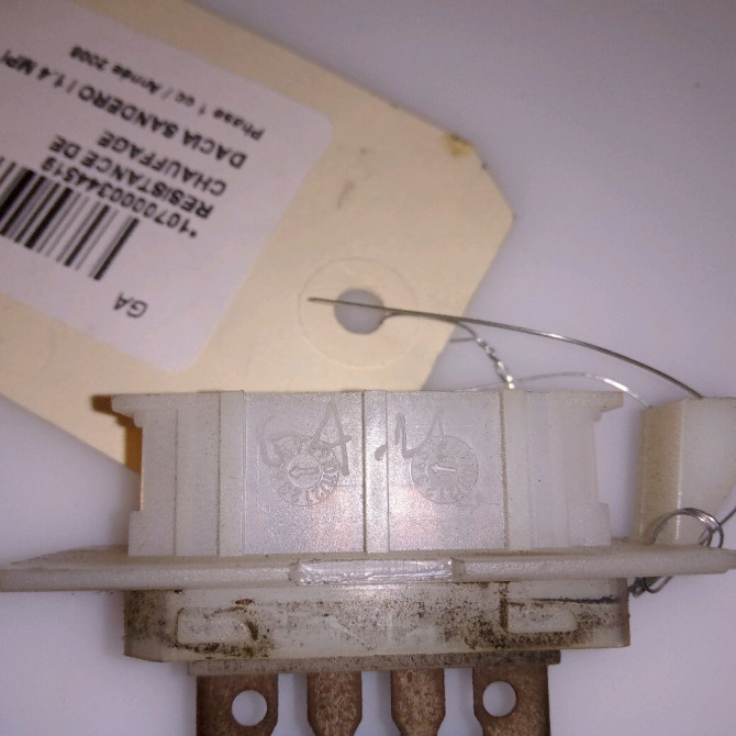 Resistance de chauffage occasion DACIA SANDERO I Phase 1 06-2008->10-2012 1.4 MPI 75ch 6001551674 3