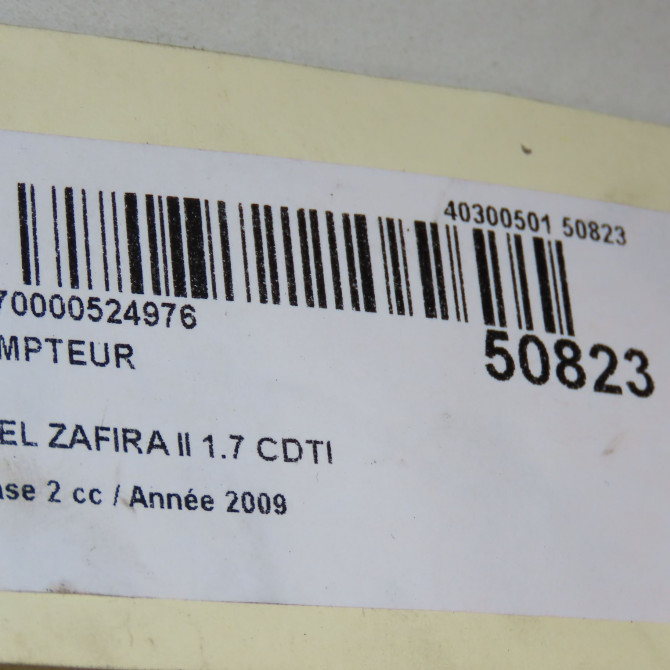 Compteur occasion OPEL ZAFIRA II Phase 2 01-2008->12-2014 1.7 CDTI 125ch 13308989 6
