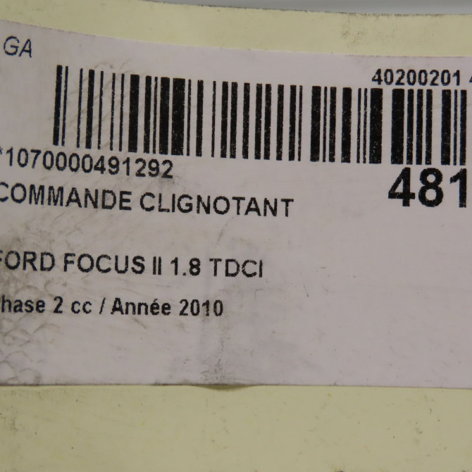 Commande clignotant occasion FORD FOCUS II Phase 2 01-2008->12-2010 1.8 TDCI 115ch 1471875 5