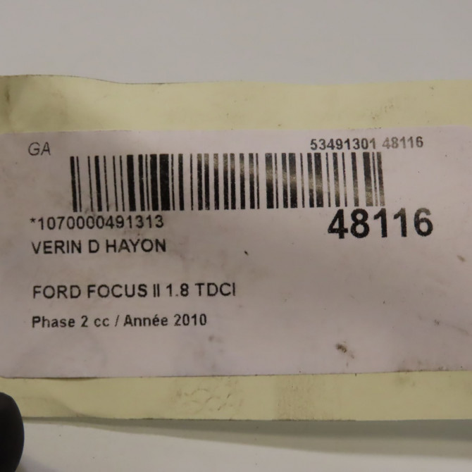 Verin droit hayon occasion FORD FOCUS II Phase 2 01-2008->12-2010 1.8 TDCI 115ch 1684312 3