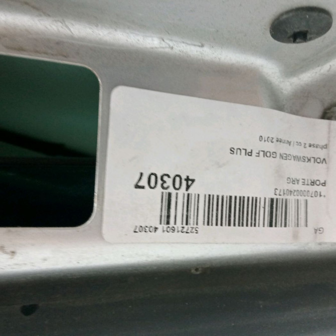 Porte arrière gauche occasion VOLKSWAGEN GOLF PLUS Phase 1 04-1995->04-1999 1.6 TDI 105ch 5M0833301M 2