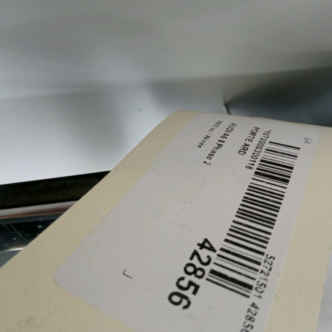 Porte arrière droite occasion AUDI A6 II Phase 2 07-2001->05-2004 4B0833052 3