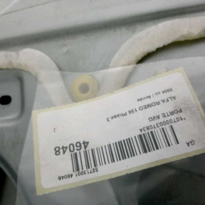 Porte avant gauche occasion ALFA ROMEO 156 Phase 3 SW 07-2003->12-2005 71776114 3