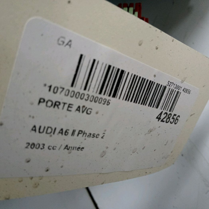 Porte avant gauche occasion AUDI A6 II Phase 2 07-2001->05-2004 4B0831051D 2