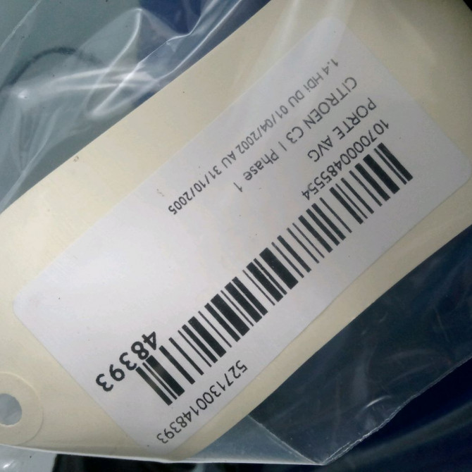 Porte avant gauche occasion CITROEN C3 I Phase 1 04-2002->10-2005 1.4 HDi 9002V1 2