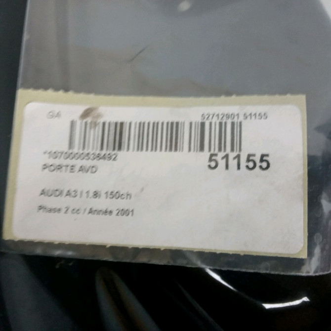 Porte avant droite occasion  8L3831052B 5