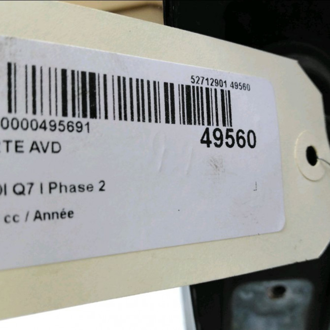 Porte avant droite occasion AUDI Q7 I Phase 2 04-2009->04-2015 4L0831052A 6