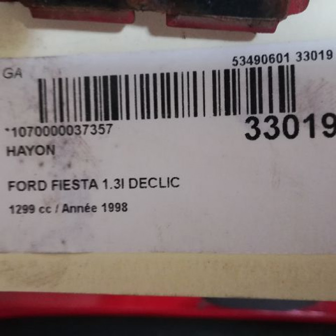 Hayon occasion FORD FIESTA IV Phase 1 09-1995->09-1999 1.3i 1086151 3