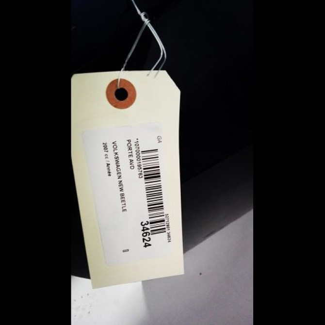 Porte avant droite occasion VOLKSWAGEN NEW BEETLE I Phase 2 10-2005->10-2011 1C0831052N 3