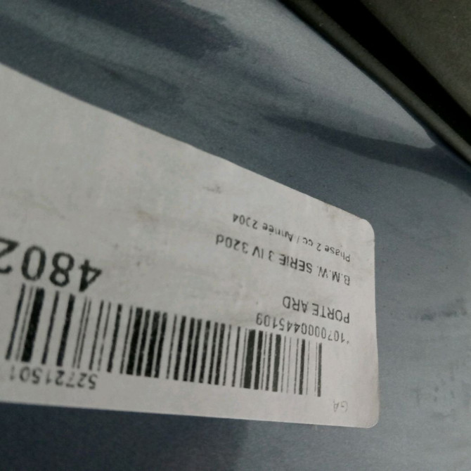 Porte arrière droite occasion B.M.W. SERIE 3 IV Phase 2 09-2001->03-2005 320d 41527034154 3