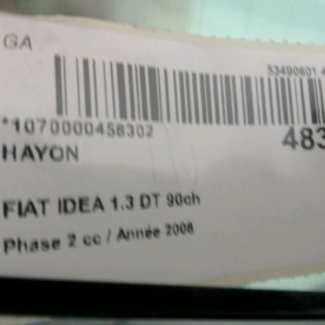 Hayon occasion FIAT IDEA Phase 1 04-1995->04-1999 1.3 DT 90ch 46825849 2