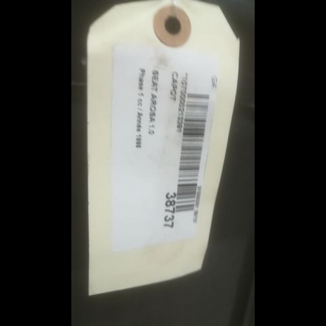 Capot occasion SEAT AROSA Phase 1 07-1997->11-2000 1.0 6H0823031A 5