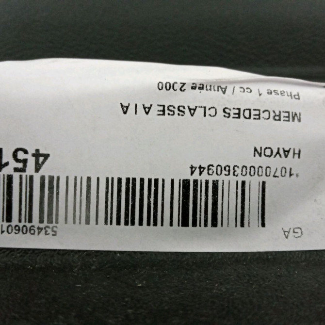 Hayon occasion MERCEDES CLASSE A I Phase 1 01-1998->03-2001 A 170 CDI 1687405205 3